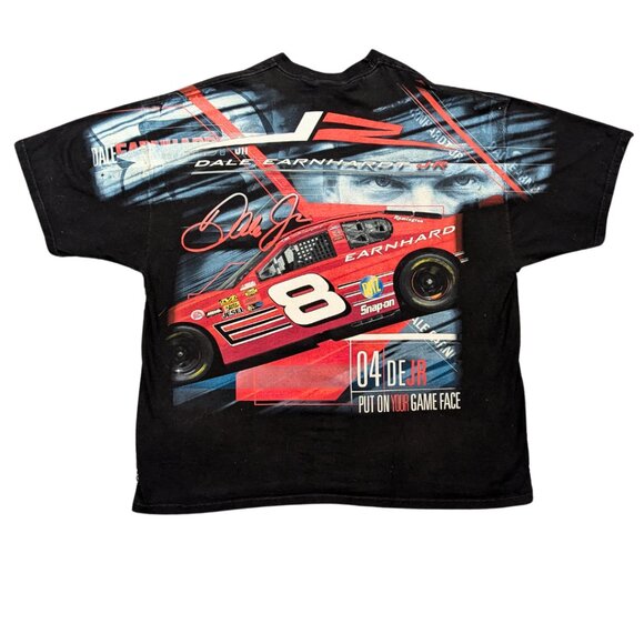SOLD 2004 AOP Dale Earnhardt Jr NASCAR Tee Chase Authentics Tag Size 2 XL Men - Picture 2 of 6